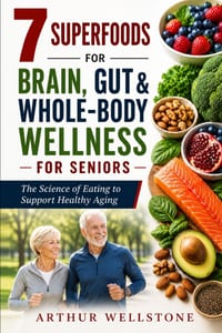 7 Superfoods for Brain, Gut and Whole-Body Wellness for Seniors: The Science of Eating to Support Healthy Aging cover