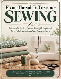 From Thread To Treasure: Sewing: Master the Basics, Create Beautiful Projects & Turn Fabric into Something Extraordinary 8.5 by 11 inches cover