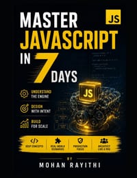 Master JavaScript in 7 Days: Understand the Engine. Design with Intent. Build for Scale. cover