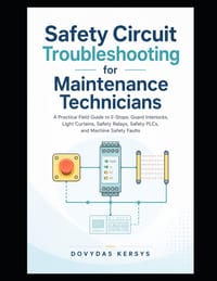 Safety Circuit Troubleshooting for Maintenance Technicians: A Practical Field Guide to E-Stops, Guard Interlocks, Light Curtains, Safety Relays, Safet cover