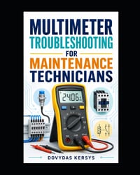 Multimeter Troubleshooting for Maintenance Technicians: A Practical Guide to Voltage, Current, Resistance, Continuity, Sensors, Motors, PLC I/O, and I cover