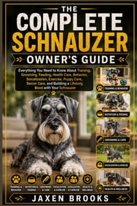 The Complete Schnauzer Owner's Guide: Everything You Need to Know About Training, Grooming, Feeding, Health Care, Behavior, Socialization, Exercise, P cover