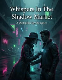 Whispers In The Shadow Market: A Dystopian Spy Romance cover