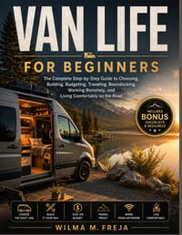 Van Life for Beginners: The Complete Step-by-Step Guide to Choosing, Building, Budgeting, Traveling, Boondocking, Working Remotely, and Living Comfort cover
