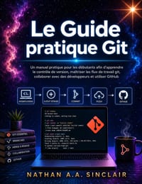 Le Guide pratique Git: Un manuel pratique pour les débutants afin d'apprendre le contrôle de version, maîtriser les flux de travail git, collaborer av cover