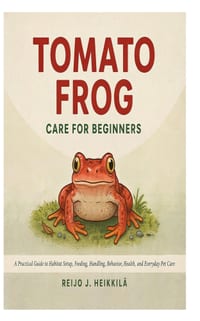 Tomato Frog Care for Beginners: A Practical Guide to Habitat Setup, Feeding, Handling, Behavior, Health, and Everyday Pet Care cover