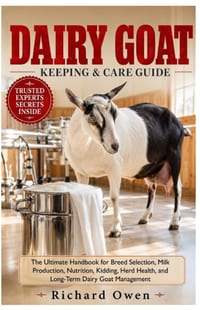 Diary Goat Keeping & Care Guide: The Ultimate Handbook for Breed Selection, Milk Production, Nutrition, Kidding, Herd Health, and Long-Term Dairy Goat cover