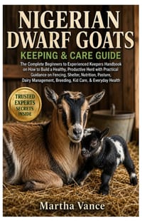 Nigerian Dwarf Goats Keeping and Care Guide: The Complete Beginners to Experienced Keepers Handbook on How to Build a Healthy, Productive Herd with Pr cover