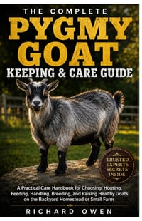 The Complete Pygmy Goat Keeping & Care Guide: A Practical Care Handbook for Choosing, Housing, Feeding, Handling, Breeding, and Raising Healthy Goats cover