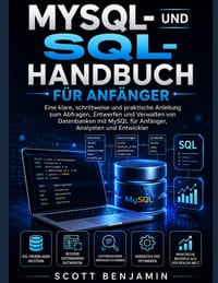Mysql- Und Sql-Handbuch Für Anfänger: Eine klare, schrittweise und praktische Anleitung zum Abfragen, Entwerfen und Verwalten von Datenbanken mit MySQ cover