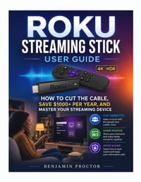 Roku Streaming Stick User Guide: How to Cut the Cable, Save $1000+ Per Year, and Master Your Streaming Device cover