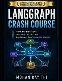 LangGraph Crash Course: Thinking in Systems. Designing with State. Building AI That Survives Reality. cover