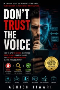 Don't Trust the Voice: How to Spot AI Scams, Deepfakes, Voice Clones, Fake Messages, and Digital Impersonation Before You Lose Money cover