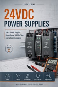 Industrial 24vdc Power Supply Design and Selection: Sizing, Dynamic Loads, Derating, Redundancy, Buffering, Protection and Real Machine Design cover