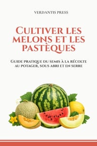 Cultiver les melons et les past�ques: Guide pratique du semis � la r�colte au potager, sous abri et en serre cover