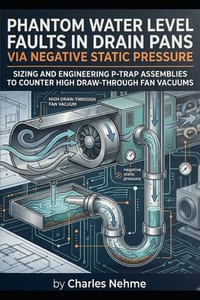 Phantom Water Level Faults in Drain Pans via Negative Static Pressure: Sizing and Engineering P-Trap Assemblies to Counter High Draw-Through Fan Vacuu cover