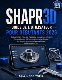 Guide De L'utilisateur Shapr3d Pour Débutants 2026: Guide pratique étape par étape pour le dessin de précision, la modélisation 3D, la conception para cover