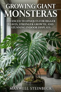 Growing Giant Monsteras: Advanced Techniques for Bigger Leaves, Stronger Growth, and Stunning Indoor Displays cover