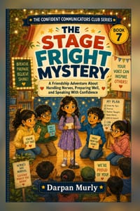 The Stage Fright Mystery: A Friendship Adventure About Handling Nerves, Preparing Well and Speaking With Confidence cover