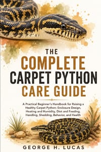 The Complete Carpet Python Care Guide: A Practical Beginner's Handbook for Raising a Healthy Carpet Python: Enclosure Design, Heating and Humidity, Di cover