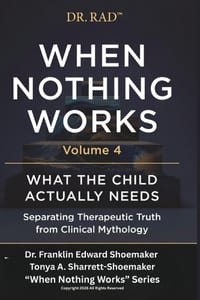 When Nothing Works Volume 4: WHAT THE CHILD ACTUALLY NEEDS Separating Therapeutic Truth from Clinical Mythology cover