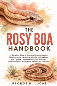 The Rosy Boa Handbook: A Complete Guide to Choosing, Housing, Feeding, Handling, Understanding, and Caring for Rosy Boas, with Practical Husbandry Adv cover