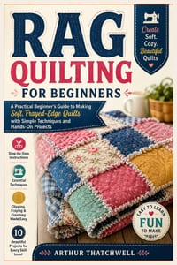 Rag Quilting for Beginners: A Practical Beginner's Guide to Making Soft, Frayed-Edge Quilts with Simple Techniques and Hands-On Projects cover