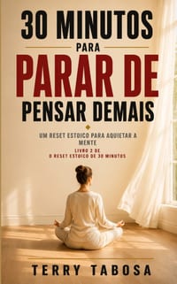30 Minutos para Parar de Pensar Demais: Um Reset Estoico para Aquietar a Mente cover