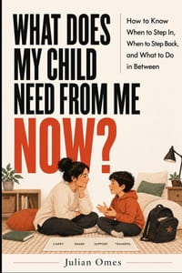 What Does My Child Need From Me Now?: How to Know When to Step In, When to Step Back, and What to Do in Between cover