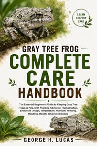 Gray Tree Frog Complete Care Handbook: The Essential Beginner's Guide to Keeping Gray Tree Frogs as Pets, with Practical Advice on Habitat Setup, Encl cover