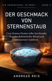 Der Geschmack von Sternenstaub: Cosy Science-Fiction voller leuchtender Wunder, kulinarischer Rätsel und unerwarteter Gefahren. cover