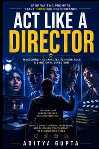 Act Like a Director: Mastering AI Character Performance & Emotional Direction - How to Direct Emotion, Expression, and Believable Performance in AI-Ge cover