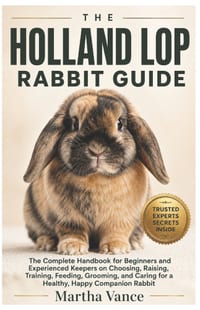 The Holland Lop Rabbit Guide: The Complete Handbook for Beginners And Experienced Keepers on Choosing, Raising, Training, Feeding, Grooming, And Carin cover