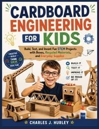 Cardboard Engineering for Kids: Build, Test, and Invent Fun STEM Projects with Boxes, Recycled Materials, and Everyday Supplies cover
