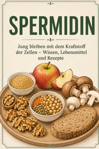 Spermidin: Jung bleiben mit dem Kraftstoff der Zellen - Wissen, Lebensmittel und über 80 einfache Rezepte zum Nachkochen cover