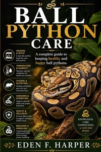 Ball Python Care Guide: A Complete Guide to Keeping Healthy and Happy Ball Pythons cover