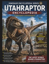 Dinosaur Encyclopedia Series Vol.26 Utahraptor Encyclopedia: Exploring One of the Largest Dromaeosaurids of the Early Cretaceous cover