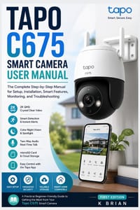 Tapo C675 Smart Camera User Manual: The Complete Step-by-Step Manual for Setup, Installation, Smart Features, Monitoring, and Troubleshooting cover