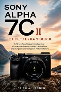 Sony Alpha 7c II Benutzerhandbuch: Schärfere Reisefotos dank intelligenterer Autofokusstabilisierung und benutzerdefinierter Einstellungen in einer ko cover