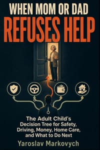 When Mom or Dad Refuses Help: The Adult Child's Decision Tree for Safety, Driving, Money, Home Care, and What to Do Next cover