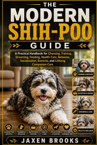 The Modern Shih-Poo Guide: A Practical Handbook for Choosing, Training, Grooming, Feeding, Health Care, Behavior, Socialization, Exercise, and Lifelon cover