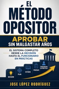 El Método Opositor. Aprobar sin malgastar años.: El sistema completo desde la decisión hasta el funcionario en prácticas cover