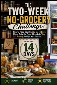 The Two-Week No-Grocery Challenge: How to Feed Your Family for 14 Days Using Only the Food Already in Your Pantry, Fridge, and Freezer cover