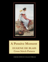 A Pensive Moment: Eugene de Blass Cross Stitch Pattern cover