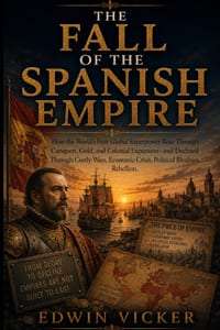 The Fall of the Spanish Empire: How the World's First Global Superpower Rose Through Conquest, Gold, and Colonial Expansion-and Declined Through Costl cover