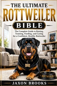 The Ultimate Rottweiler Bible: The Complete Guide to Raising, Training, Feeding, and Caring for a Confident, Healthy Rottweiler cover