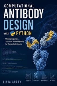 Computational Antibody Design with Python: Modeling Sequences, Structures, and Developability for Therapeutic Antibodies cover