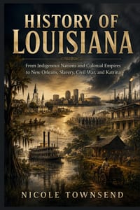 History of Louisiana: From Indigenous Nations and Colonial Empires to New Orleans, Slavery, Civil War, and Katrina cover