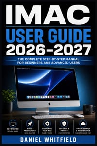 iMac User Guide 2026-2027: A Step-by-Step Handbook for New Owners: Setup, Customization, Troubleshooting and Everyday Mastery cover