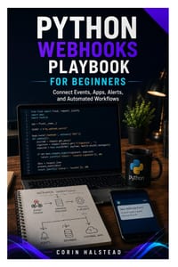 Python Webhooks Playbook for Beginners: Connect Events, Apps, Alerts, and Automated Workflows cover